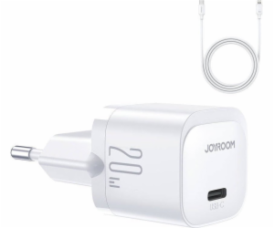 Mini nabíječka PD 20W C-L Cable Joyroom JR-TCF02 (bílá)