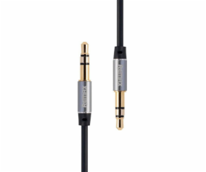 Mini jack 3,5 mm AUX kabel Remax RL-L200 2 m (černý)