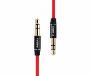 Mini jack 3,5 mm AUX kabel Remax RL-L100 1 m (červený)