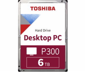 TOSHIBA HDD P300 Desktop PC (SMR) 6TB, SATA III, 5400 rpm...