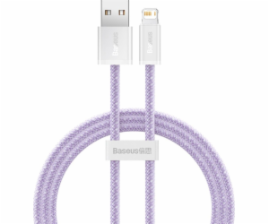 Baseus Dynamic kabel USB-Lightning, 2,4 A, 1 m (fialový)