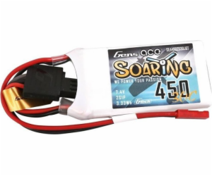 Baterie Gens ace G-Tech Soaring 450mAh 7,4V 30C 2S1P JST-SYP