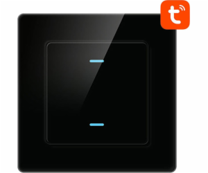 Smart Light Switch WiFi Avatto N-TS10-B2 2 Way TUYA (black)