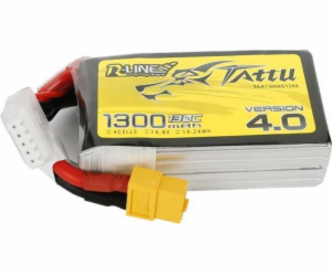 Baterie Tattu R-Line verze 4.0 1300mAh 14,8V 130C 4S1P XT60