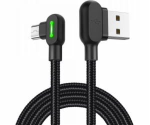 Kabel USB-Micro USB Mcdodo CA-5280 LED, 1,8 m (černý)