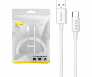 Kabel USB-C Baseus Superior 100W 1,5 m (bílý)