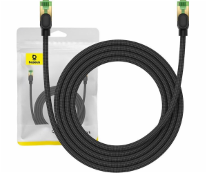 Opletený síťový kabel cat.8 Baseus Ethernet RJ45, 40 Gb/s...