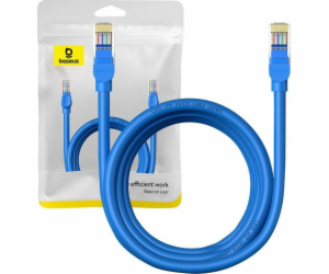 Kulatý kabel Baseus Ethernet RJ45, Cat.6, 3 m (modrý)