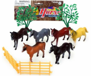 Figurka Hipo Horses 10 cm, 10 kusů (HSH001)