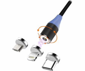 Msonic USB-A – Lightning kabel 1 m černý (MLU657)