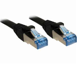 Lindy Patchcord Cat6A, S/FTP, PIMF, LSOH, 1m, černý (47177)