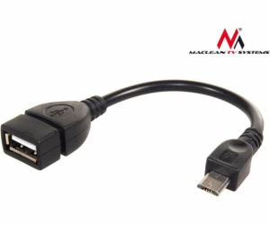 Maclean microUSB – USB adaptér černý (MCTV-696)