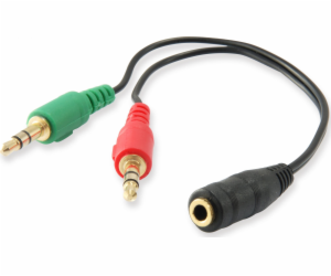 Equip Audio Splitter Y-Kabel samice -> 2x samec kabel