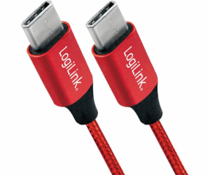 LogiLink USB-C - USB-C kabel USB 0,3 m červený (CU0155)