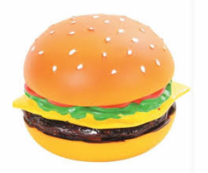 Vinylová hračka Zolux Hamburger 8 cm