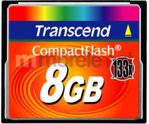 Transcend 133x Compact Flash karta 8 GB (TS8GCF133)