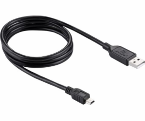 Puluz USB-A - miniUSB USB kabel 1 m černý (SB4137)