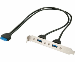 Lindy Zadní panel 2x USB 3.0 (33096)