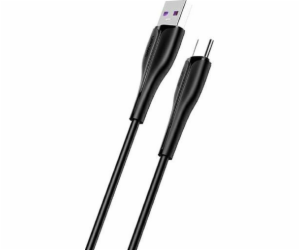 Usams USB-A - USB-C kabel USB 1 m černý (SJ376USB01)