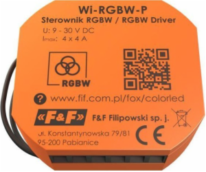 F&F Color LED ovladač - Color LED Wi-RGBW-P