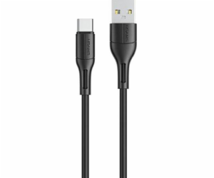 Usams USB-C – USB-A kabel USB 1 m černý (SJ501USB01)