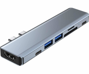 Tech-Protect USB-C Station/Replicator (THP807GRY)