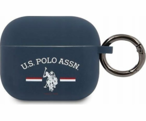 US Polo Assn Ochranné pouzdro pro AirPods 3, tmavě modrá