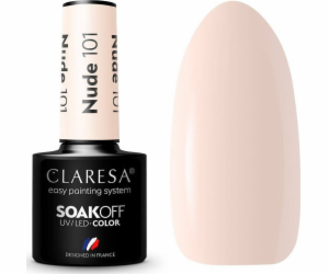 Claresa  Soak Off UV/LED Nude hybridní lak 101 5g