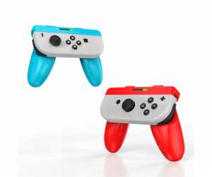 Rukojeti JYS Handgrip pro Joy-Con, modré a červené