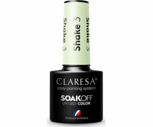 Claresa  Soak Off UV/LED Shake hybridní lak 3 5g