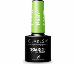 Claresa  Soak Off UV/LED Neon hybridní lak 4 5g