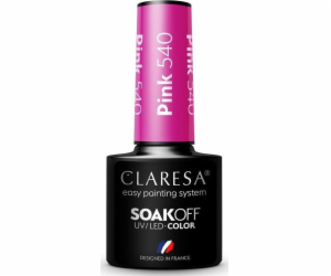 Claresa Soak Off UV/LED Pink hybridní lak 540 5g