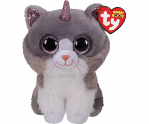 TY Beanie Boos Asher - kočka s rohem 24 cm