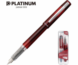 Platinum Platinum Prefounte Crimson Red plnicí pero, M, v...