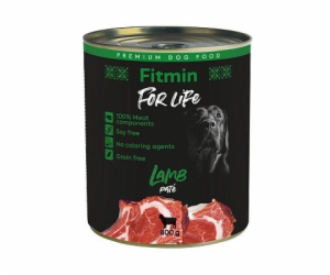 FITMIN for Life Lamb Pate - Mokré krmivo pro psy - 800 g