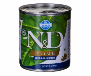 N&D PRIME DOG Adult Lamb & Blueberry 285g konzerva pro psy