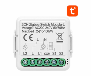 Modul chytrého spínače ZigBee Avatto N-LZWSM01-2 Neutráln...