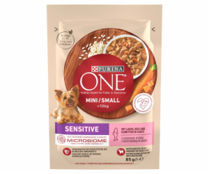 PURINA One Mini/Small Sensitive Losos s rýží - Mokré krmi...