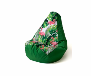 Sako bag pouffe s potiskem hrušek zeleně planoucí XXL 140...