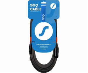 SSQ JSXM10 - Kabel XLR samice - Jack stereo 6,3 mm, 10 m