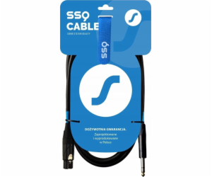 SSQ XLRJS3 - Kabel XLR samice - Jack stereo 6,3 mm, 3 m