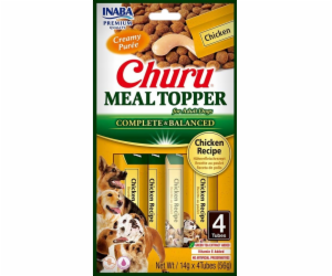 INABA Churu Meal Topper Chicken - pamlsek pro psa - 4 x 14g