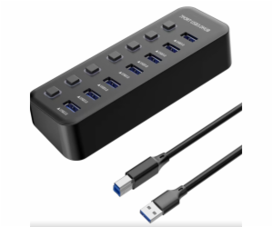 USB 3.2 Superspeed HUB 7-portový s vypínači portů