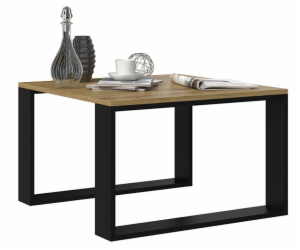 MODERNÍ MINI stůl 67x67x40 cm Artisan Dub/Black