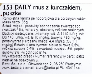 ALMO NATURE Daily Menu Kuřecí pěna 85 g