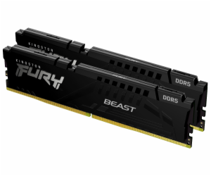 Kingston FURY Beast/DDR5/64GB/6000MHz/CL30/2x32GB/Black