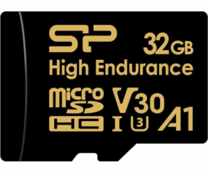 SILICON POWER 32GB MicroSD Card Golden Series High Endura...