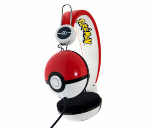 Drátová sluchátka pro děti OTL Pokemon Pokeball Dome (čer...