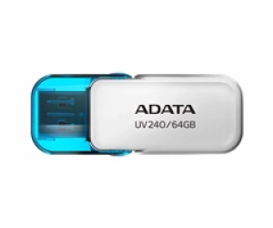 ADATA Flash Disk 64GB UV240, USB 2.0, bílá