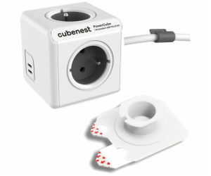 Cubenest Powercube Extended USB PD 35W, 2xUSB-C, 4× zásuv...